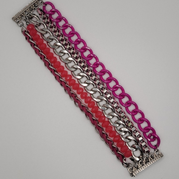 Multi Chain Link Bracelet - Picture 8 of 8